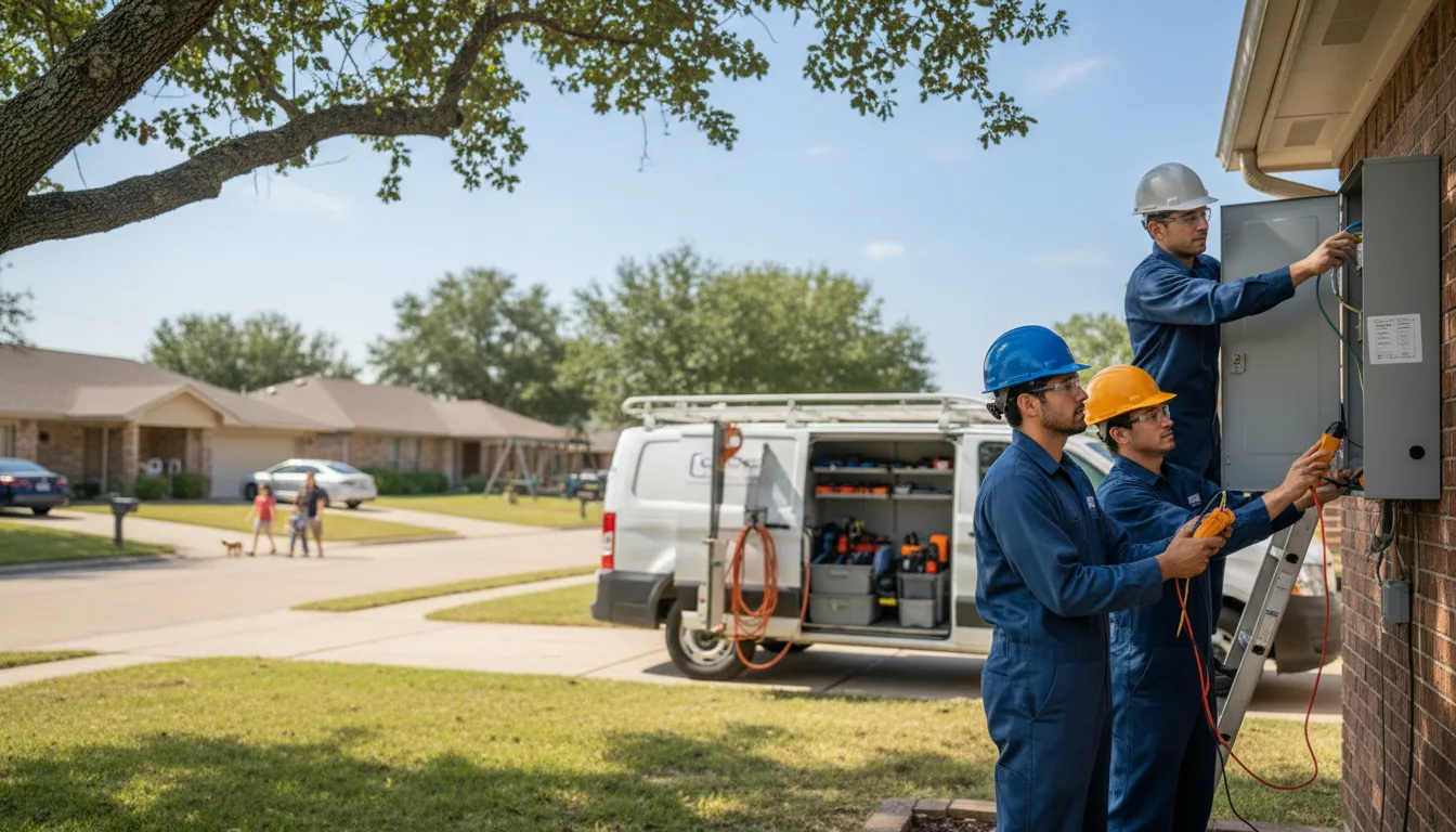 Certified electrician providing emergency electrical services in Delafield, WI